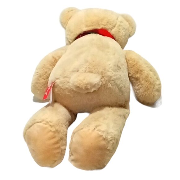 Gitzy Teddy Bear Yellow Yan Sitting Stuffed Plush Animal 17” Inches - Picture 2 of 9